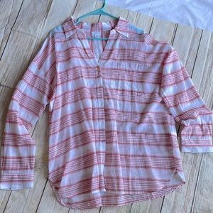 Sheer Button Down Sz. XL